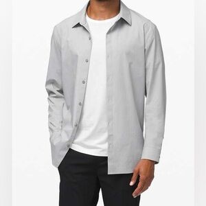 Lululemon Down to the Wire Slim Fit Long Sleeve XXL Heathered Asphalt Grey